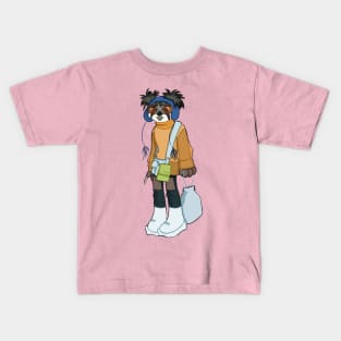 Sloth Girl Kids T-Shirt